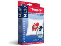 Пылесборники синтетические Topperr ML 30 4шт + 1 фильтр для Miele / Hoover