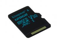 Карта памяти 128GB - Kingston microSDXC Canvas Go 90/45 U3 UHS-I V30 Single Pack W/O Adptr SDCG2/128GBSP