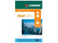 Фотобумага Lomond A6 180g/m2 матовая односторонняя 50 листов 0102088