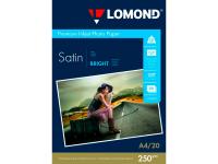 Фотобумага Lomond 1103201 Bright Satin A4 250g/m2 односторонняя 20 листов