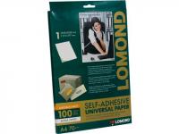 Фотобумага Lomond A4 70g/m2 Self Adhesive универсальная самоклеящаяся 100 листов 2100001