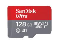 Карта памяти 128Gb - SanDisk Ultra microSDXC U1 UHS-I Class 10 SDSQUAR-128G-GN3MN