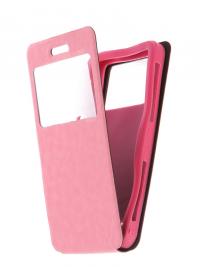 Чехол CaseGuru 5.3-5.9-inch универсальный, вертикальный Glossy Light Pink 101955