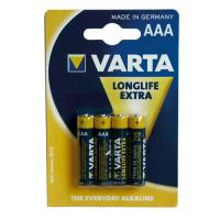 Батарейка AAA - Varta Longlife Extra 4103 LR03 (4 штуки)