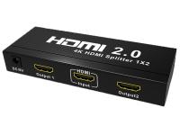 Сплиттер Palmexx 1HDMIx2HDMI 2160P 3D ver 2.0 PX/HDMI-2-4K