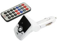 FM-Трансмиттер СИМА-ЛЕНД USB/Mp3/WMA/AUX/MicroSD White 2506787