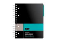 Бизнес-тетрадь Attache Selection Smartbook A5 120 листов Grey-Turquoise 272649