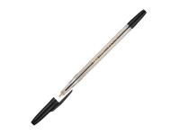 Ручка шариковая Attache Corvet Transparent-Black 447474