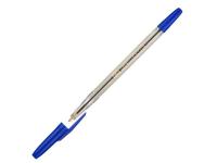 Ручка шариковая Attache Corvet Transparent-Blue 447473