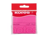 Стикеры Kores 75x75mm 100 листов Neon Pink 330461