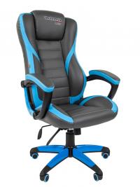 Компьютерное кресло Chairman Game 22 Grey-Light Blue