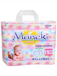 Подгузники Maneki Fantasy Мини S 4-8kg 26шт BD1231