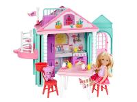 Кукольный домик Barbie Домик Челси, 14 см, DWJ50