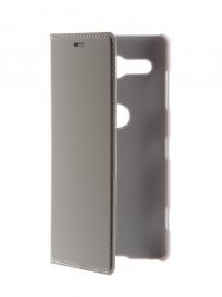 Аксессуар Чехол-книжка Brosco для Sony Xperia XZ2 Compact Grey XZ2C-BOOK-GREY