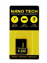 Аккумулятор Nano Tech (Аналог AB463446BU) 800mAh для Samsung E250/C120/E50/X200/X450 Bluetec