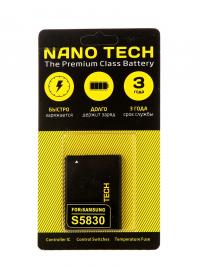 Аккумулятор Nano Tech (Аналог EB494358VU) 1350mAh для Samsung S5830/S5670/S6102