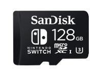 Карта памяти 128Gb - SanDisk Nintendo Switch microSDXC UHS-I SDSQXAO-128G-GN6ZA