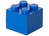 Пластиковый мини-кубик для хранения деталей Lego 4 Blue 40111731