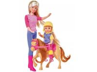 Кукла Simba Штеффи и Еви Horse Training 332837 / 5738051