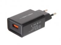 Зарядное устройство Red Line NQC1-3A Tech USB QC 3.0 Black УТ000015768