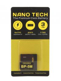Аккумулятор Nano Tech (Аналог BP-5M) 900 mAh для Nokia 5610/6220/8600