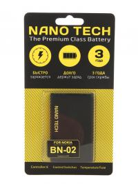 Аккумулятор Nano Tech (Аналог BN-02) 2000 mAh для Nokia XL