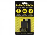 Аккумулятор Nano Tech (Аналог BL-5B) 850 mAh для Nokia 6120/6020/7260
