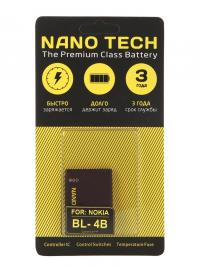 Аккумулятор Nano Tech (Аналог BL-4B) 750 mAh для Nokia 2630/5000