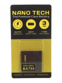 Аккумулятор Nano Tech (Аналог BA-700) 1500mAh для Sony Xperia Xperia E/Xperia Miro/Xperia Ray/Xperia Tipo/Xperia Neo