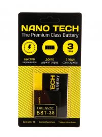 Аккумулятор Nano Tech (Аналог BST-38) 900mAh для Sony T650/K770i/ K850i/Xperia X10 mini Pro