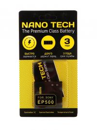 Аккумулятор Nano Tech (Аналог EP-500) 1200mAh для Sony W8/WT19i/Xperia X8/U5i Vivaz/Xperia Mini