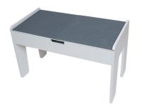 Игровой стол Sand Stol LEGO-стол МДФ + LEGO-полотно 40x80cm Grey ЛГ2