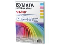 Бумага Staff Color А4 80 г/м2 250 листов микс Pastel 110890