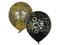 Набор воздушных шаров Поиск Голливуд Black&Gold 30cm 25шт 6 055 462