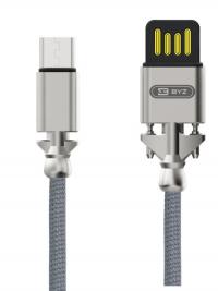 Аксессуар BYZ BL-698 USB - MicroUSB Silver