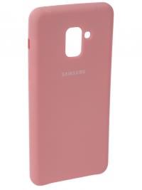 Аксессуар Чехол для Samsung Galaxy A8 2018 Innovation Silicone Pink 11921