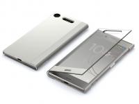 Аксессуар Чехол Sony Xperia XZ1 с окошком SCTG50 Silver
