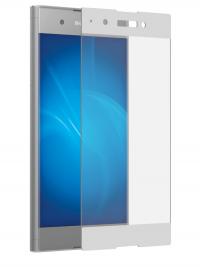 Аксессуар Закаленное стекло для Sony Xperia XA1 Plus DF Full Screen xColor-11 White