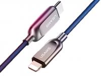 Аксессуар USAMS US-SJ194 USB Type-C - Lightning 1.2m Blue