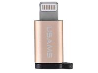 Аксессуар USAMS US-SJ152 Lightning - Micro USB F Gold