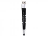 Аксессуар USAMS US-SJ198 USB - Lightning 3 in 1 (Charging+Holder+Stylus) 12cm Silver