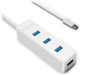 Хаб USB Orico W5PH4-C3-10 Type-C to 4xUSB White