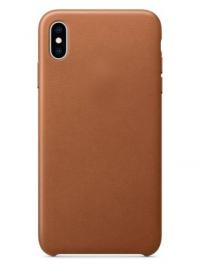 Аксессуар Чехол APPLE iPhone XS Max Leather Case Saddle Brown MRWV2ZM/A