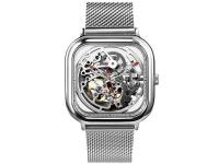 Часы наручные аналоговые Xiaomi Ciga Design Anti-Seismic Mechanical Watch Wristwatch Silver