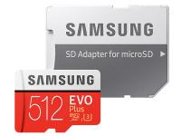 Карта памяти 512Gb - Samsung EVO Plus V2 - Micro Secure Digital HC MB-MC512GA/RU с переходником под SD