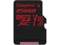 Карта памяти 256Gb - Kingston MicroSDXC Class 10 Canvas React UHS-I U3 V30 SDCR/256GBSP