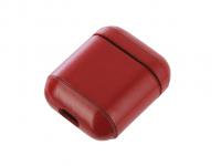 Аксессуар Чехол Gurdini Premium Leather для Airpods Red 906879