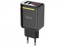 Зарядное устройство HOCO C39A Enchanting 2xUSB 2.4A Black