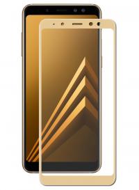 Аксессуар Защитное стекло Innovation для Samsung Galaxy A8 Plus 2D Full Glue Cover Gold 12818