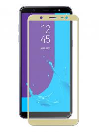 Аксессуар Защитное стекло Innovation для Samsung Galaxy J8 2018 2D Full Glue Cover Gold 12814